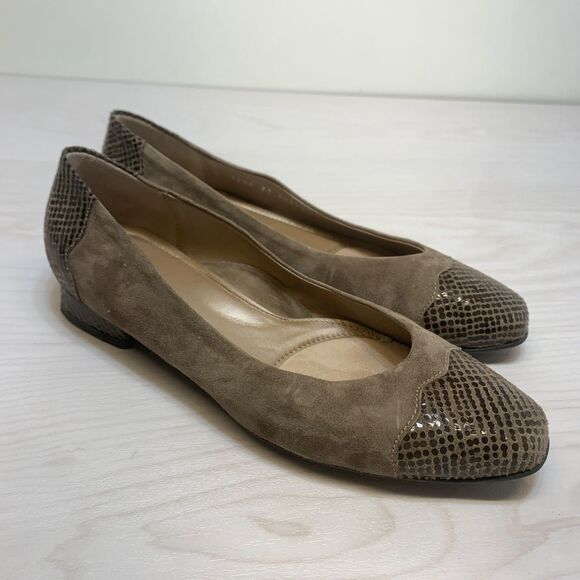 Beautifeel Brown Suede Pumps Heels Women’s EU Size 37 - Picture 1 of 11